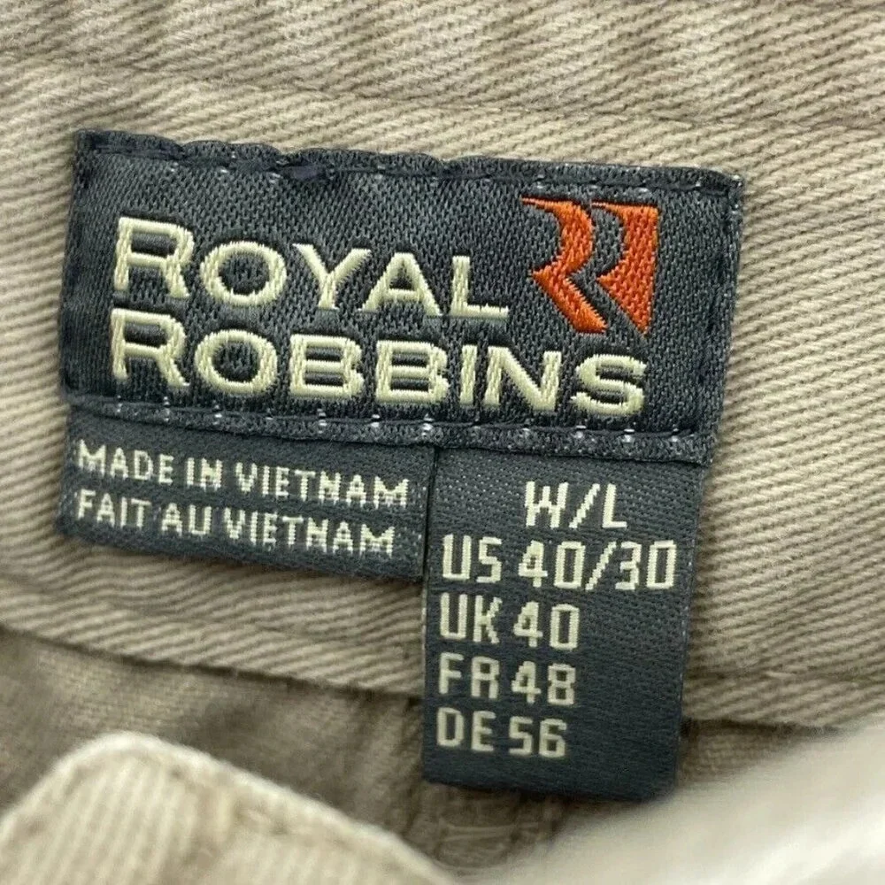 Royal Robbins Pants Mens 40x30 tan 3916